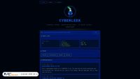 Captura de ecrã de cyberleek.org