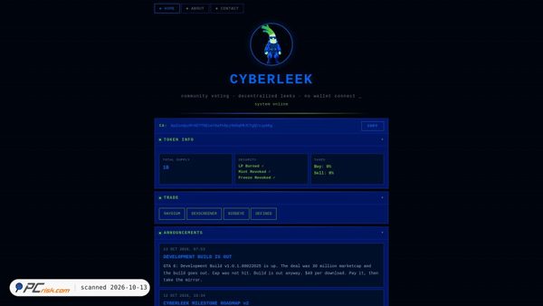 cyberleek.org screenshot