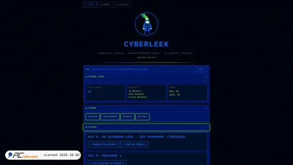 cyberleek.perma.online screenshot