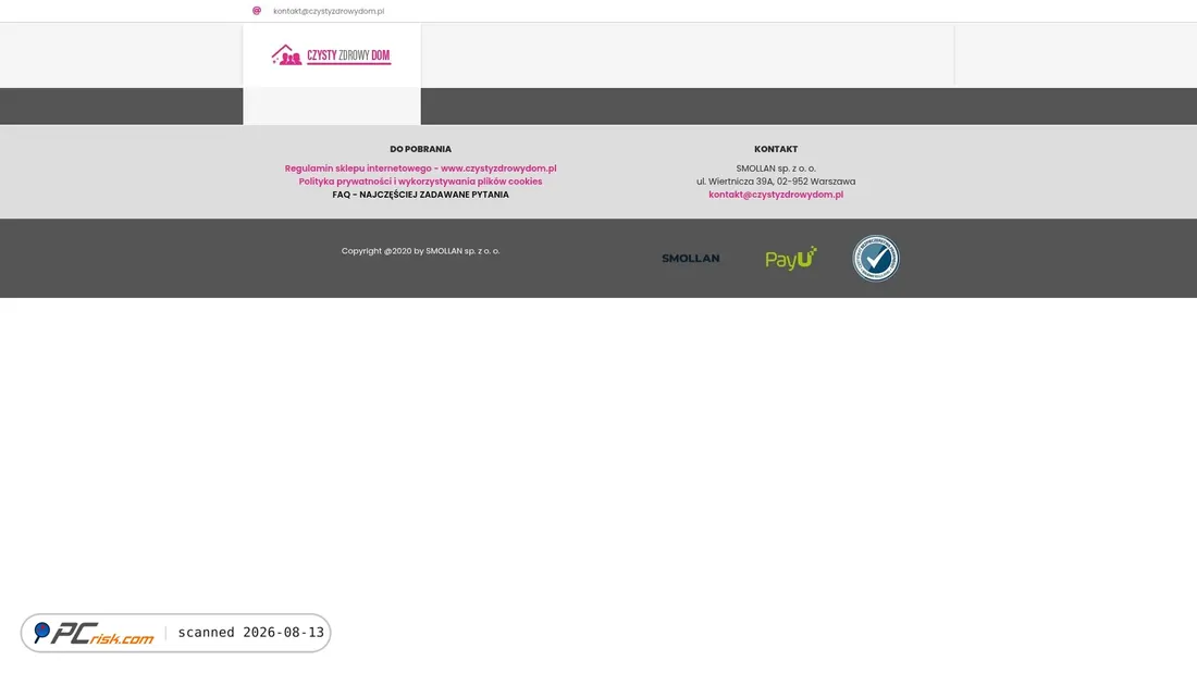 Screenshot of czystyzdrowydom.pl