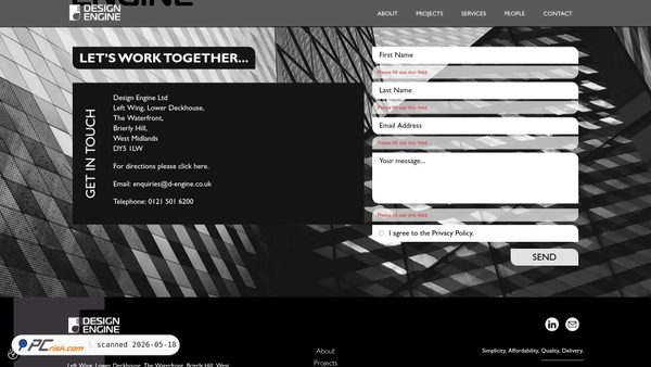 d-engine.co.uk screenshot