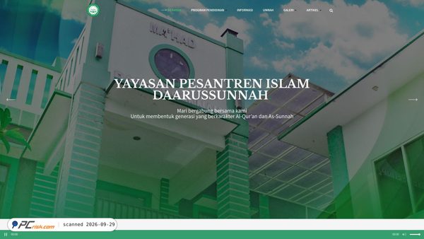 daarussunnahbekasi.com screenshot