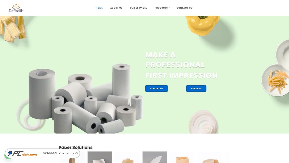Screenshot of daffodilstrading.com