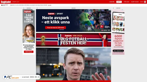 dagbladet.no screenshot