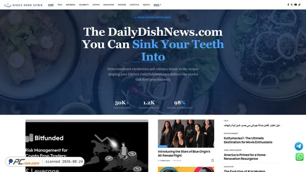 dailydishnews.com screenshot