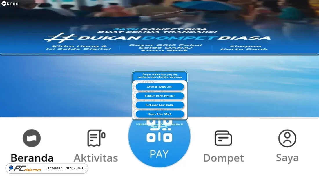 Screenshot of danaa-dompett-digitall.ukw.my.id