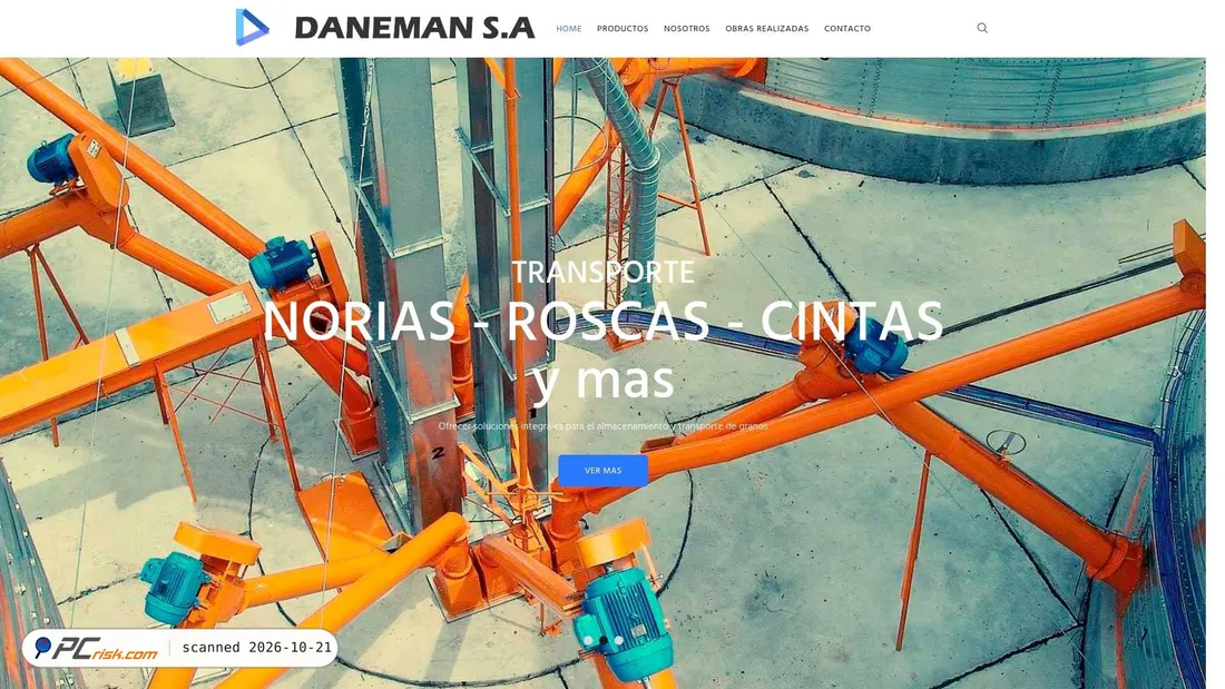 Screenshot di daneman.com.ar