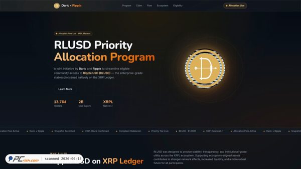 darictoken-rlusd.com screenshot