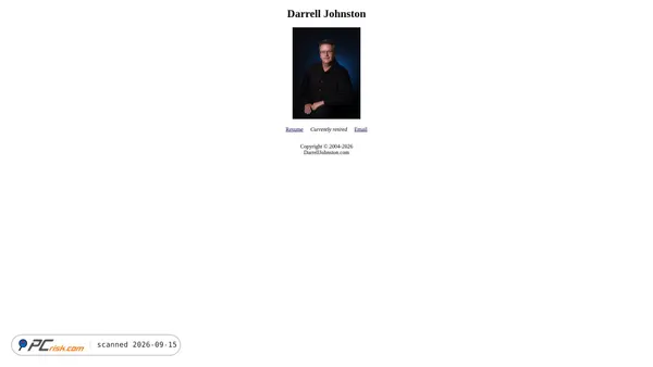 darrelljohnston.com screenshot