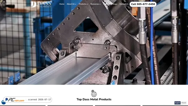 dassmetal.com screenshot