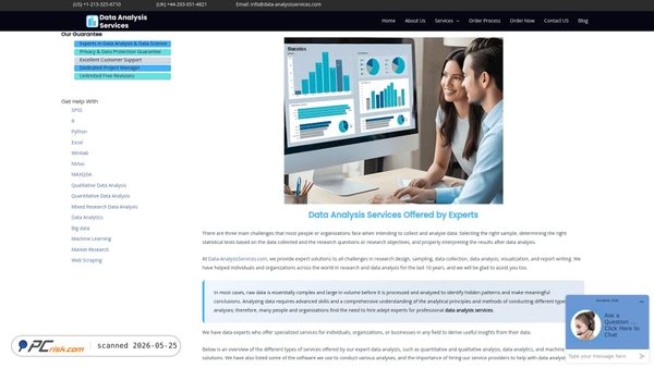 data-analysisservices.com screenshot