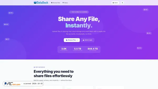 datadock-host.site screenshot