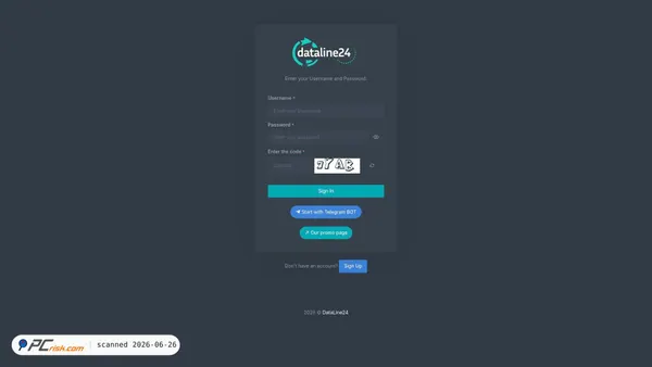 dataline24.cc screenshot