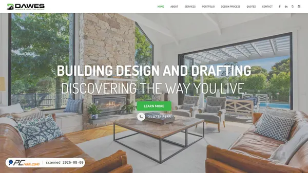 dawesdesign.com.au screenshot