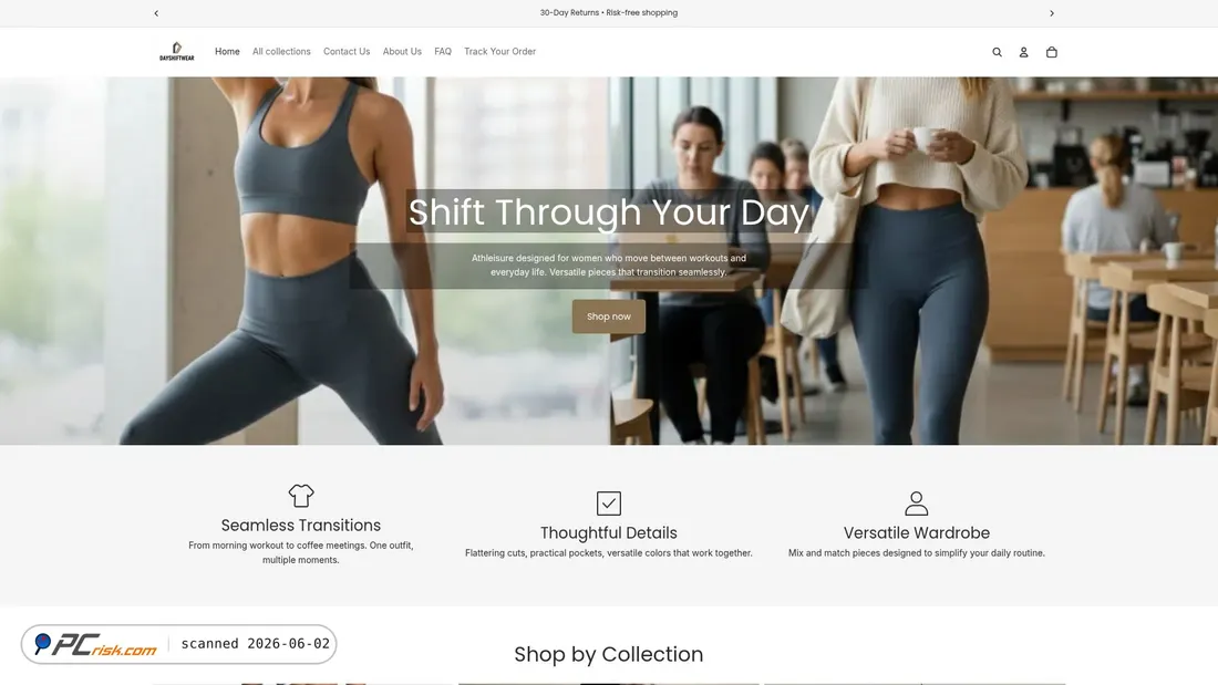 Screenshot of dayshiftwear.com