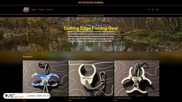 Capture d’écran de dcoutdoorshop.com