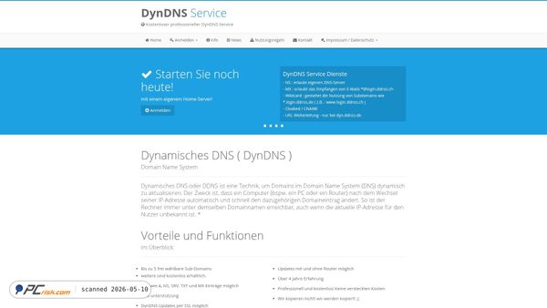 ddnss.de screenshot