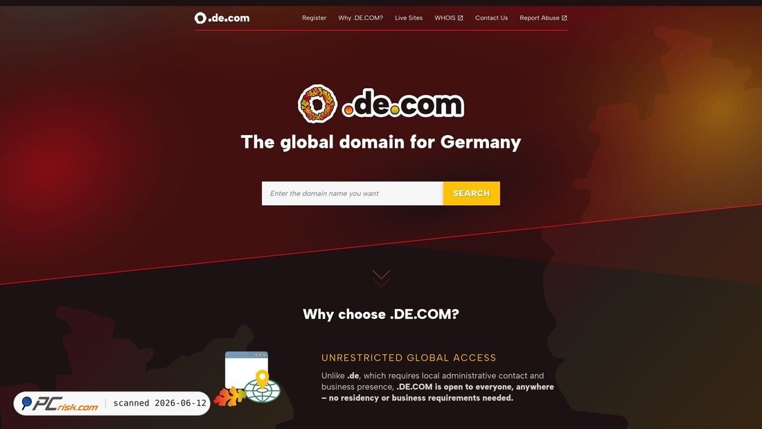 Screenshot von de.com
