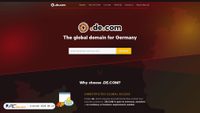 de.com screenshot