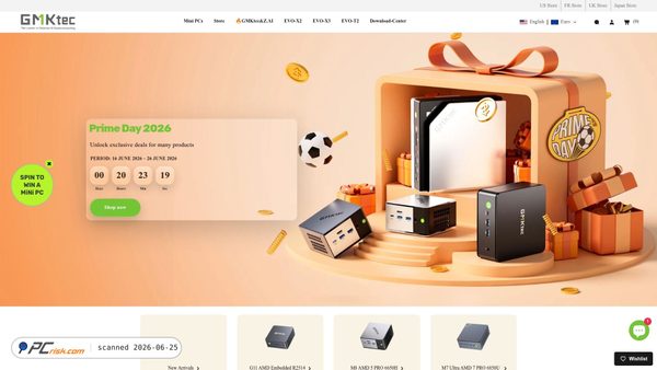 de.gmktec.com screenshot