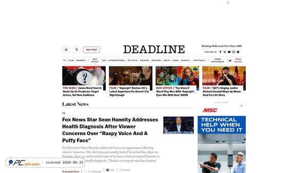 deadline.com screenshot