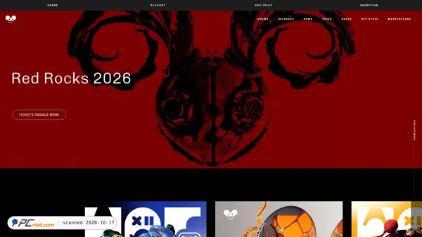 deadmau5.com Screenshot
