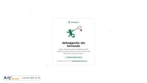 Screenshot di debuggecko.com