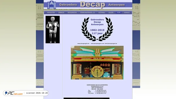 decap-gebr-antwerp.com Screenshot