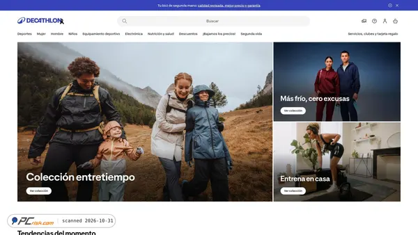 decathlon.es screenshot