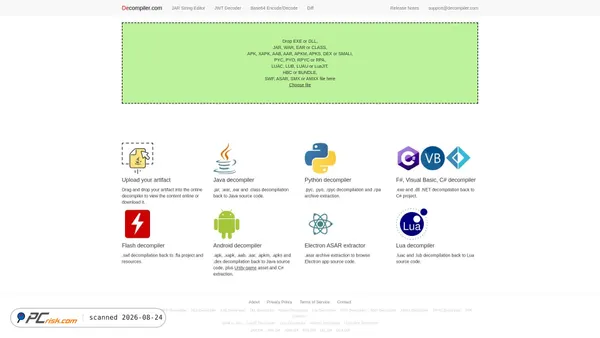 decompiler.com screenshot