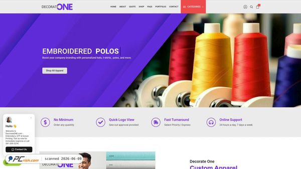 decorateone.com screenshot