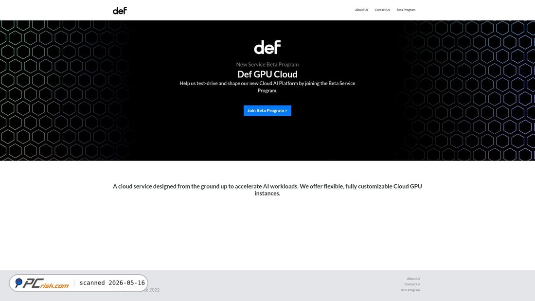Screenshot of def.com