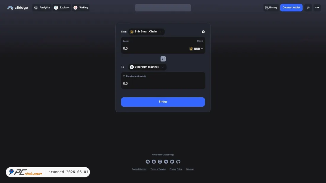 Screenshot of defiswap.us