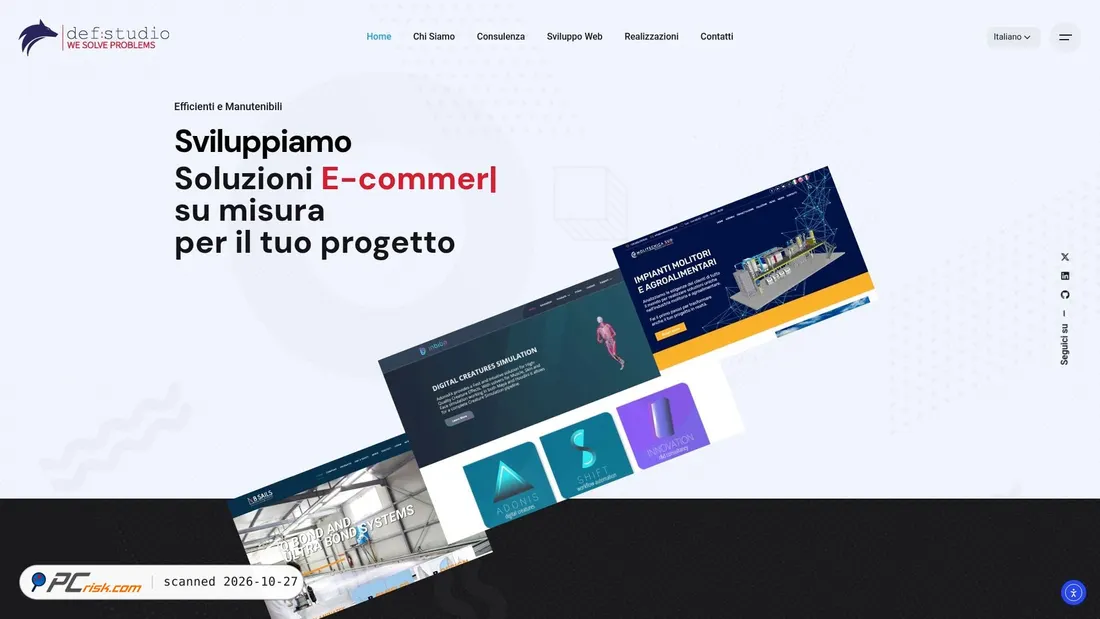 Screenshot of defstudio.it