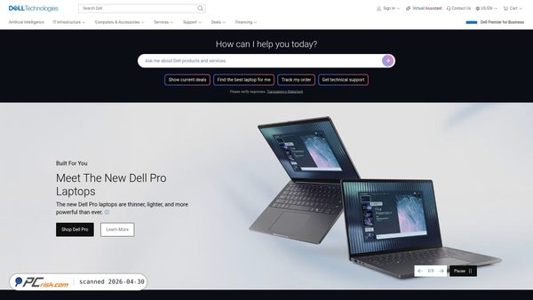 dell.com screenshot