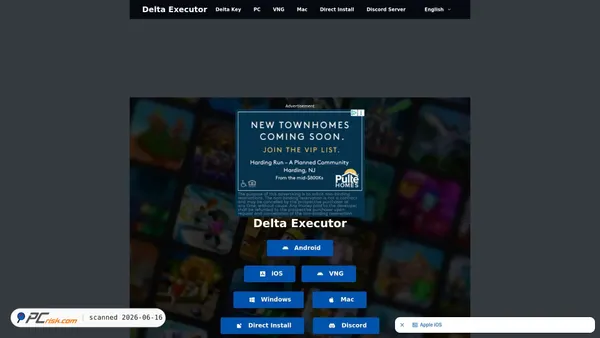 delta-executor.com screenshot