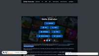 Captura de ecrã de delta-executor.com