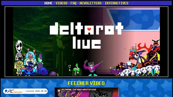 deltarot.neocities.org screenshot