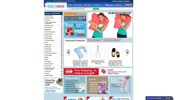 deluxecomfort.com screenshot