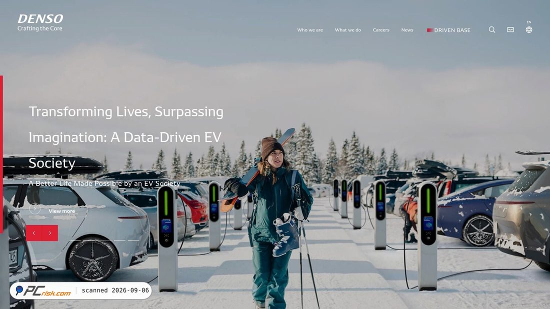 Screenshot von denso.com