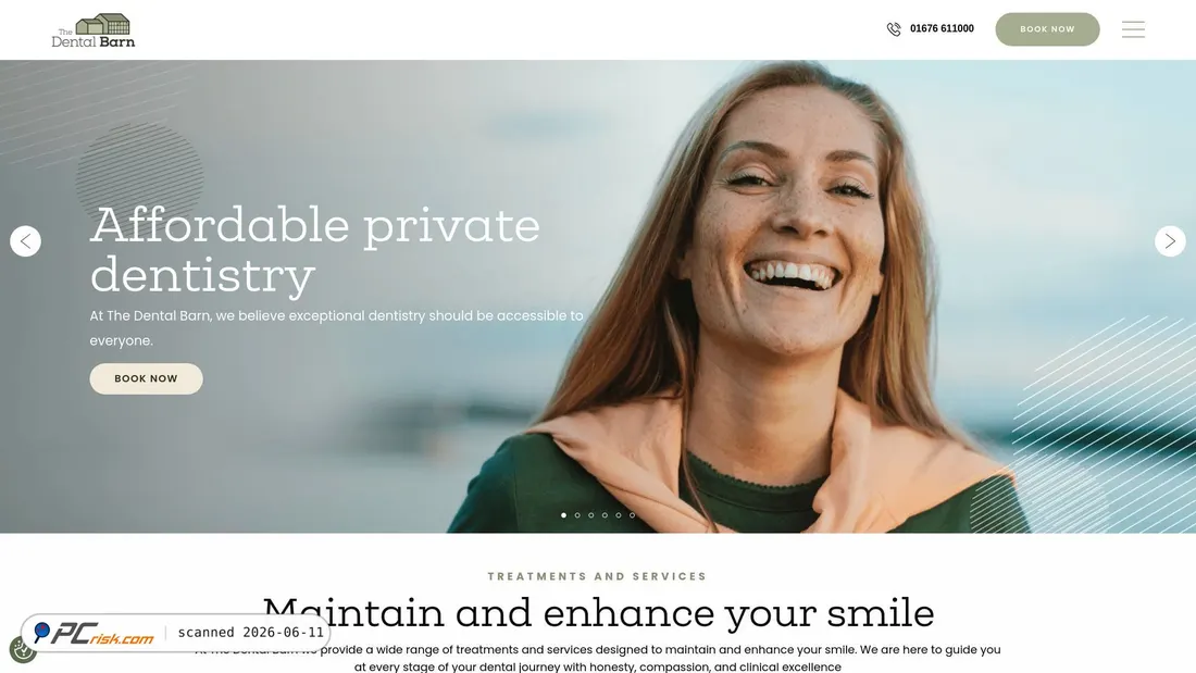 Screenshot of dentalbarn.co.uk