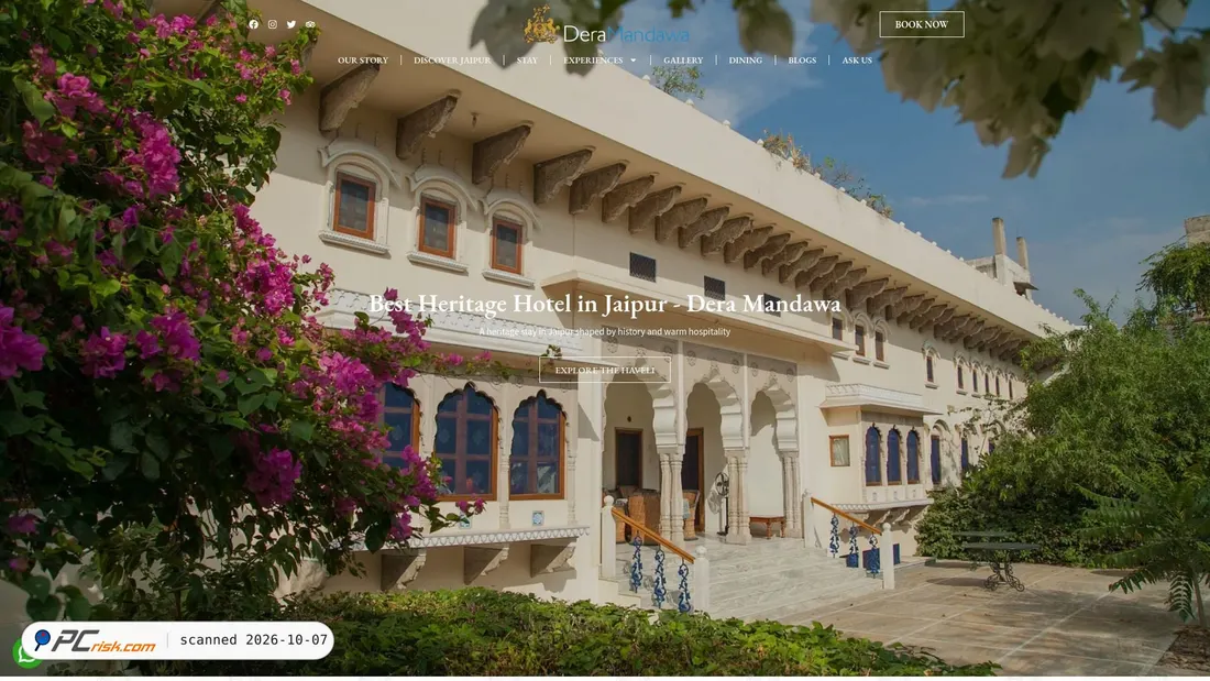 Screenshot of deramandawa.com
