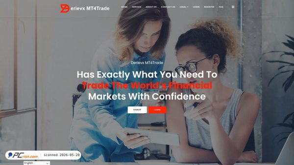 derievxmt4trades.com screenshot