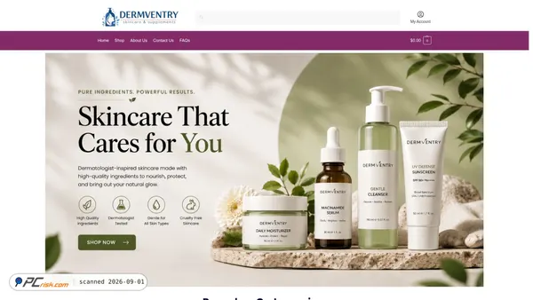 dermventry.com screenshot
