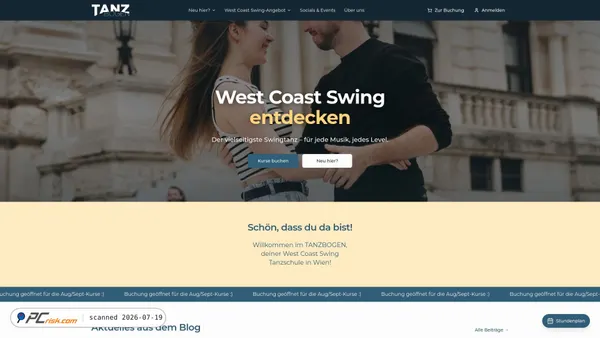 dertanzbogen.at screenshot