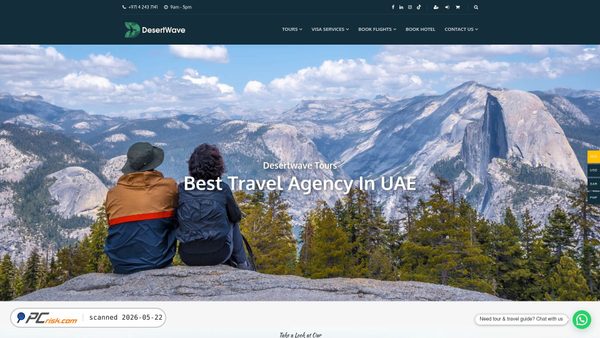 desertwavetours.com screenshot
