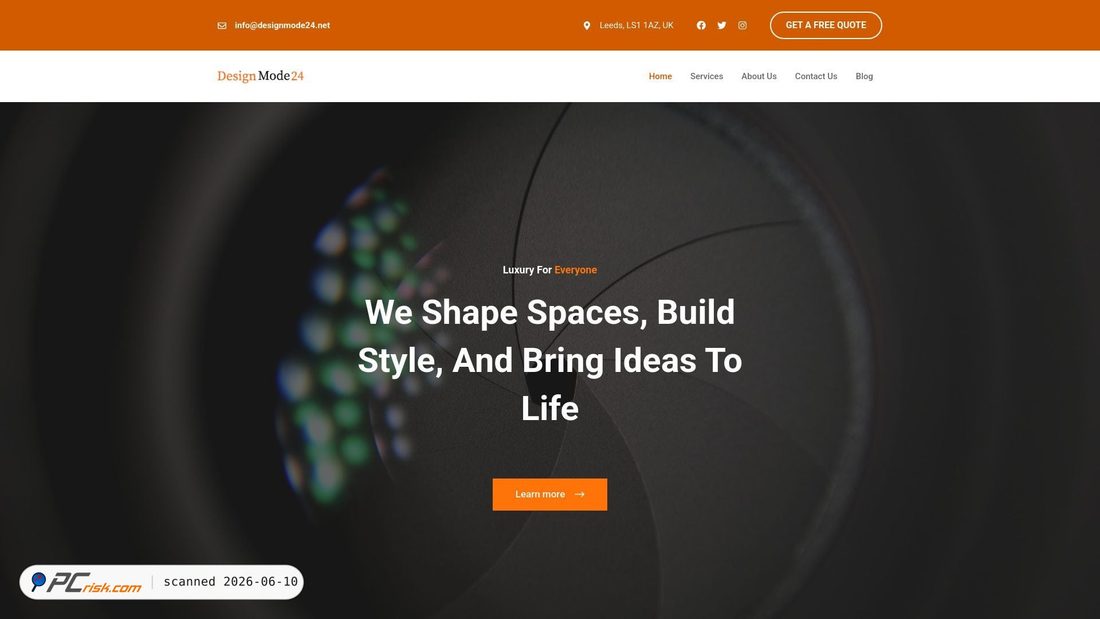 Screenshot of designmode24.net