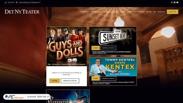 detnyteater.dk screenshot