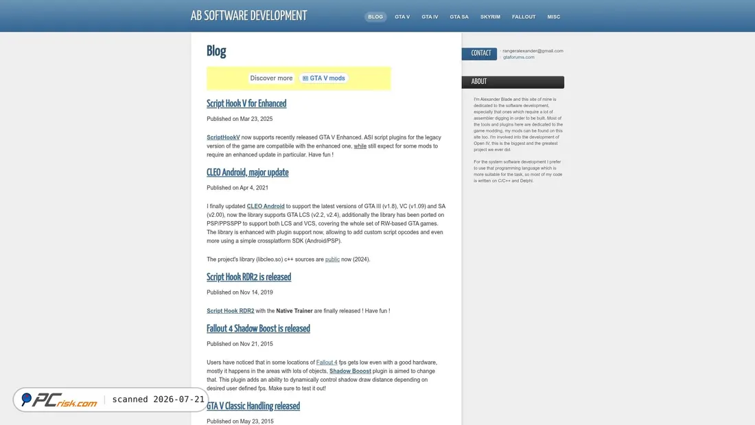 Screenshot of dev-c.com