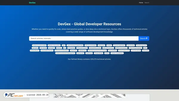 devgex.com screenshot